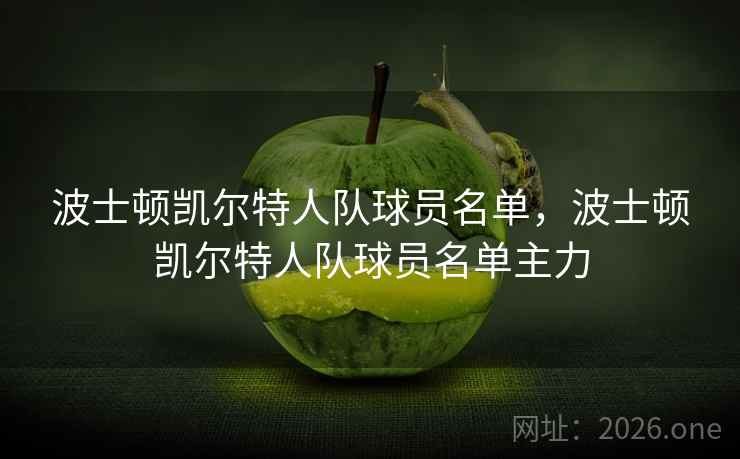 波士顿凯尔特人队球员名单，波士顿凯尔特人队球员名单主力