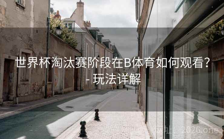 世界杯淘汰赛阶段在B体育如何观看？ - 玩法详解