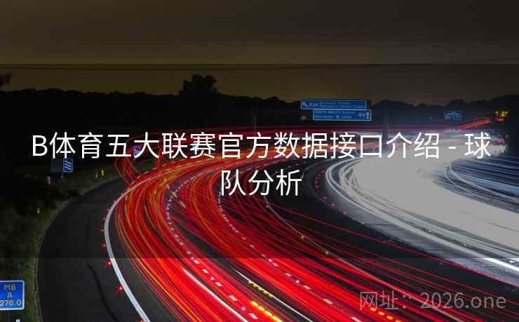 B体育五大联赛官方数据接口介绍 - 球队分析