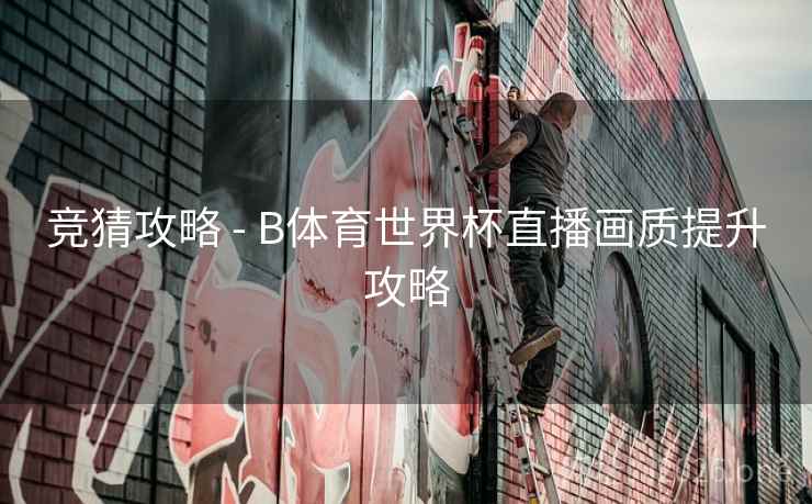 竞猜攻略 - B体育世界杯直播画质提升攻略