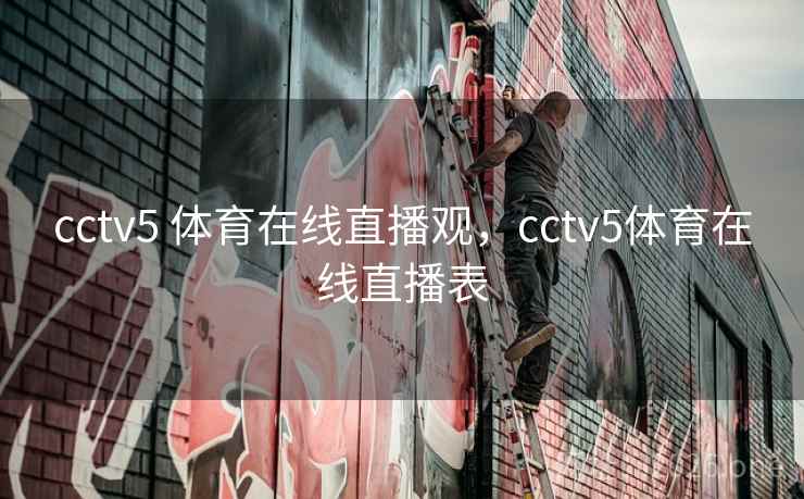 cctv5 体育在线直播观，cctv5体育在线直播表